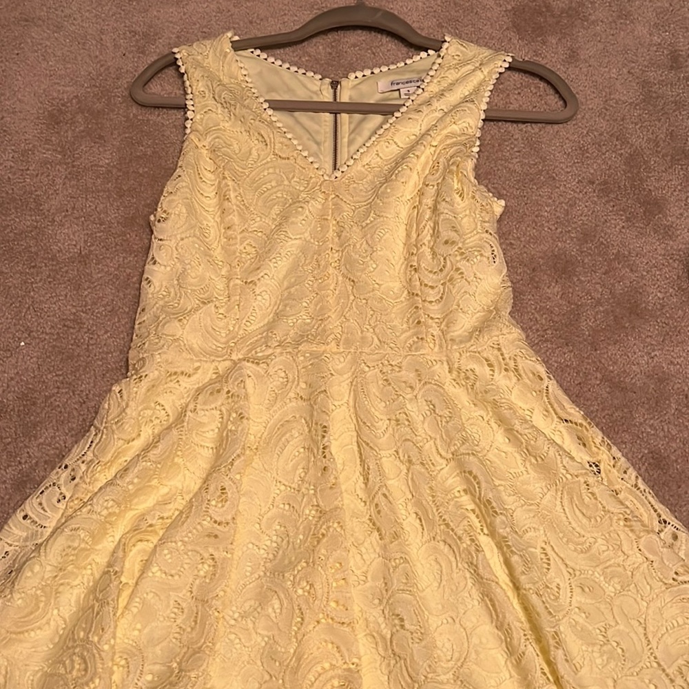 FRANCESCAS yellow dress! Statement piece! Stands out at dances and gatherings!